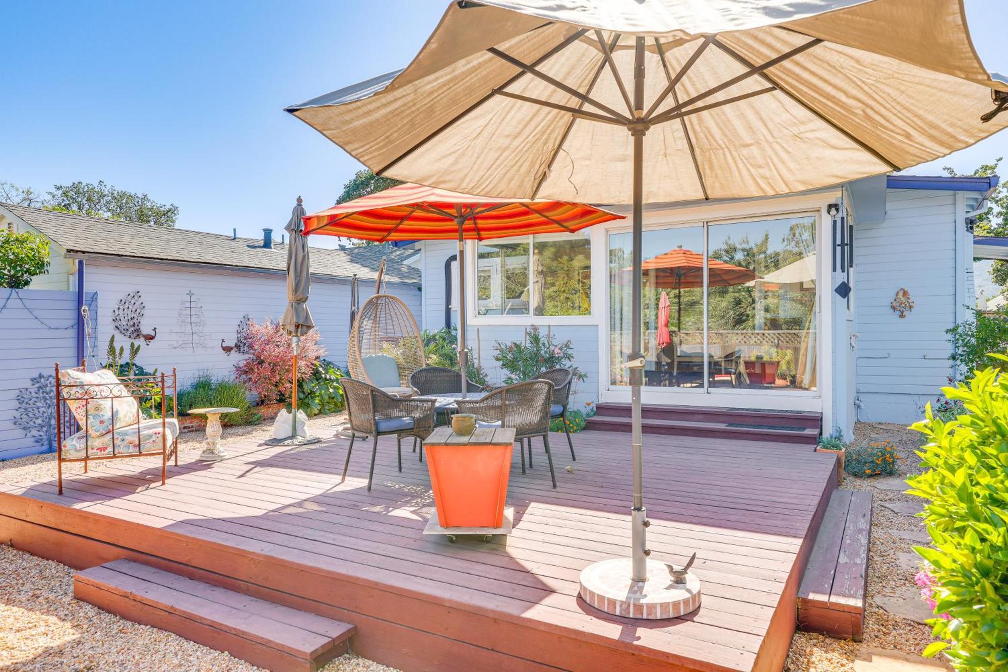 Romantic Casita With Garden And Deck 2 Miles To Plaza! โซโนมา ภายนอก รูปภาพ