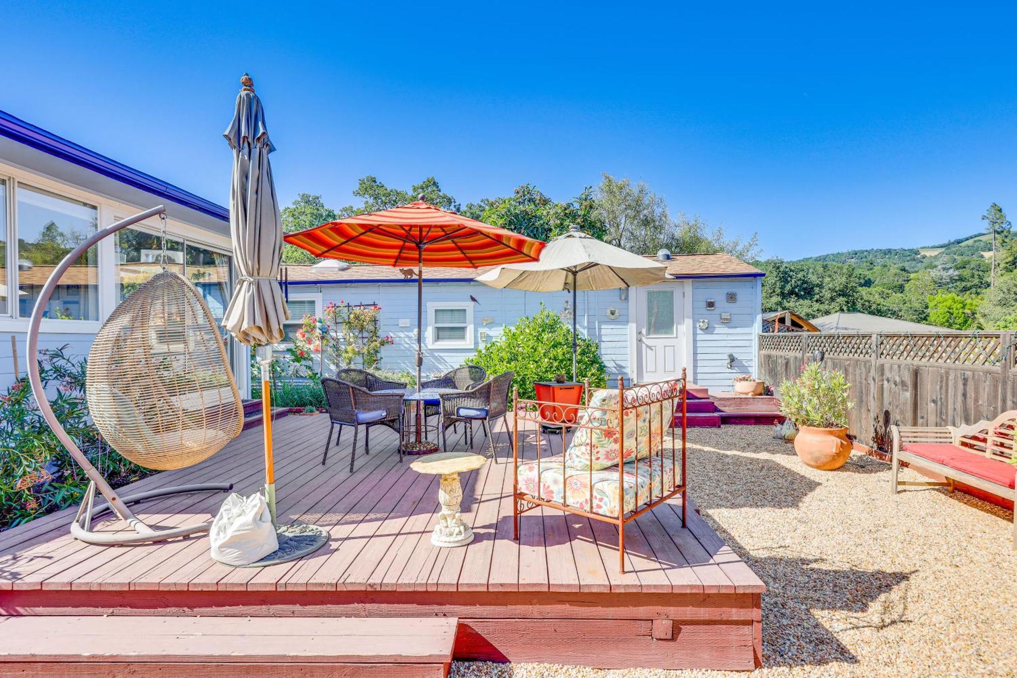 Romantic Casita With Garden And Deck 2 Miles To Plaza! โซโนมา ภายนอก รูปภาพ